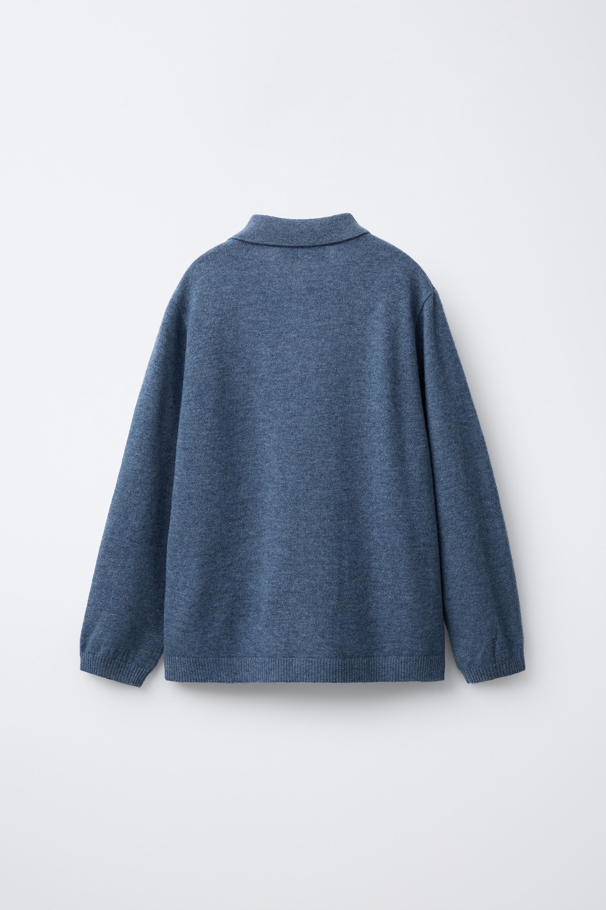 POLO EN MAILLE 100 % LAINE